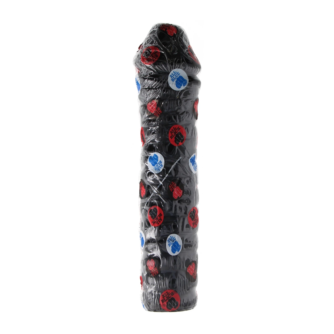 Image of All Black 15/38 cm Model Premium Silicone Intimate Accessory Black