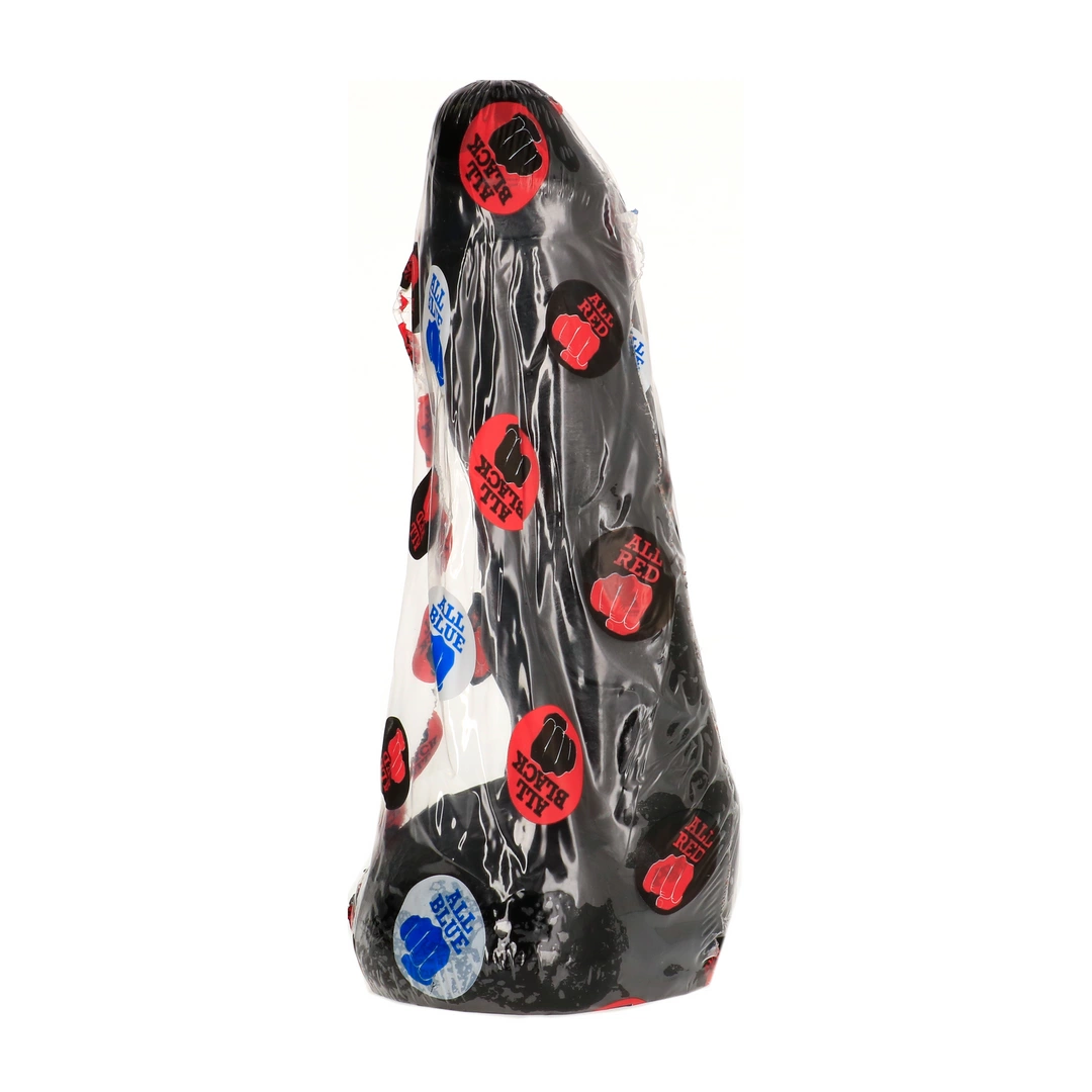 Image of All Black 052 Intimate Model, Veined Surface, 22 cm, Black