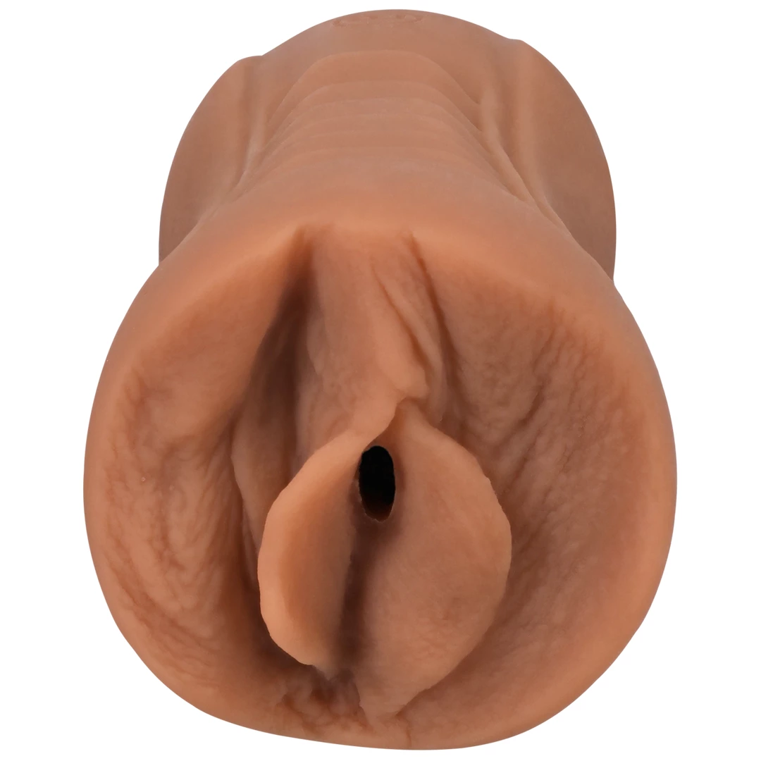 Image of Doc Johnson Aidra Fox ULTRASKYN Intimate Sleeve Caramel