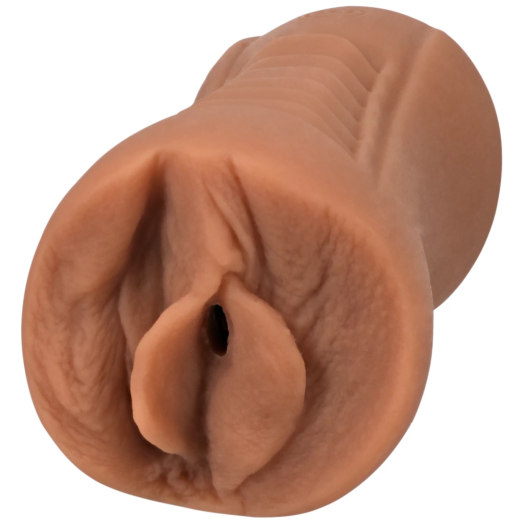 Image of Doc Johnson Aidra Fox ULTRASKYN Intimate Sleeve Caramel