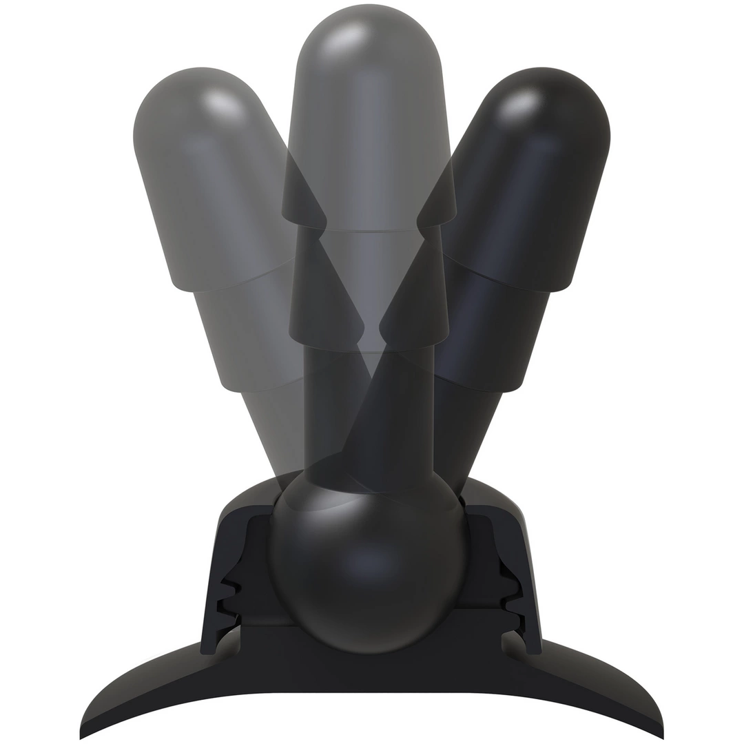 Image of Doc Johnson Vac-U-Lock Deluxe 360 Swivel Base Set with Suction Cup, 2 pcs