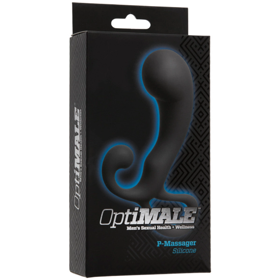 Image of Doc Johnson OptiMALE P-Massager Black Silicone Intimate Device