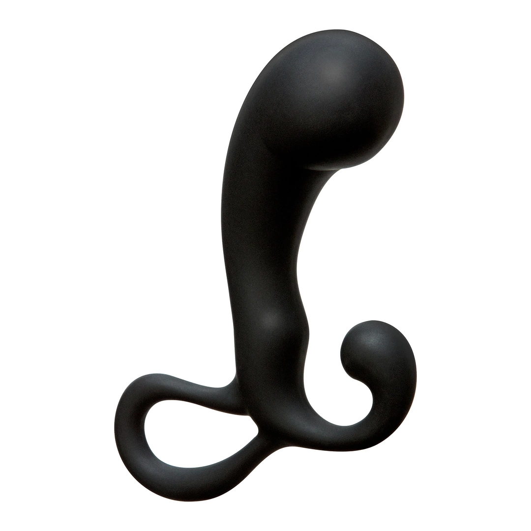 Image of Doc Johnson OptiMALE P-Massager Black Silicone Intimate Wellness Device