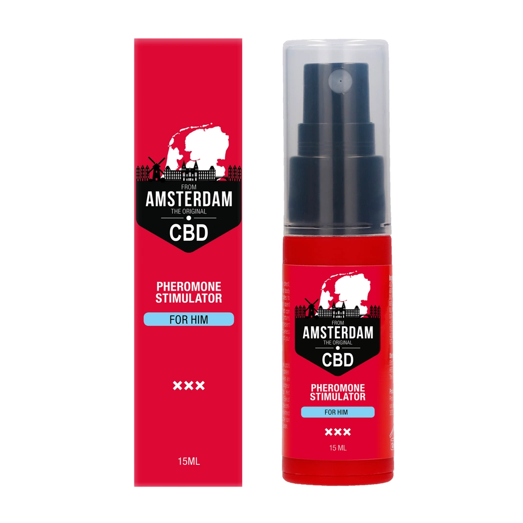 Main image of CBD Amsterdam For Him Pheromone Perfume Spray 15ml - Sensfeel Formula