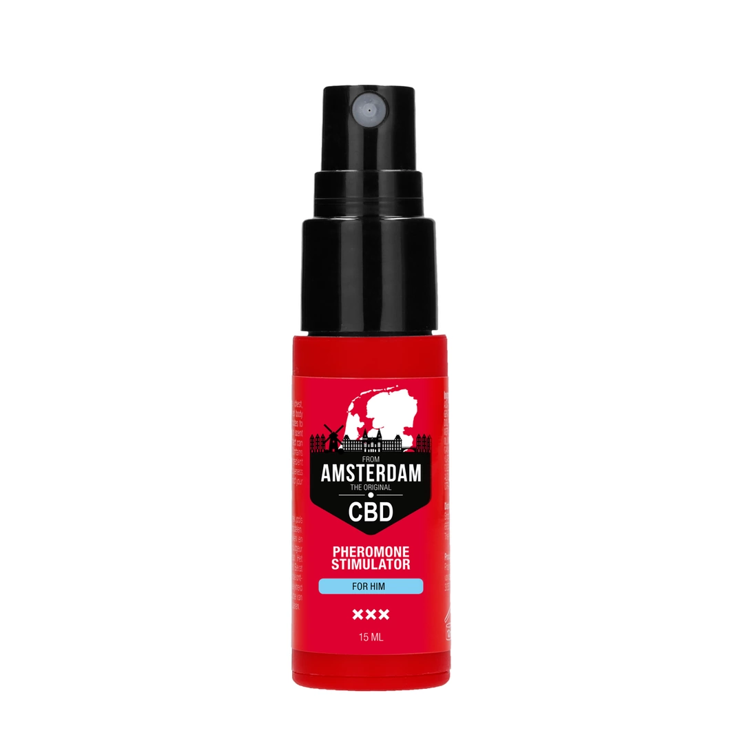 Image of CBD Amsterdam For Him Pheromone Perfume Spray 15ml - Sensfeel Formula
