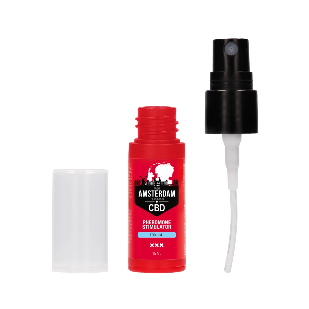Image of CBD Amsterdam For Him Pheromone Perfume Spray 15ml - Sensfeel Formula
