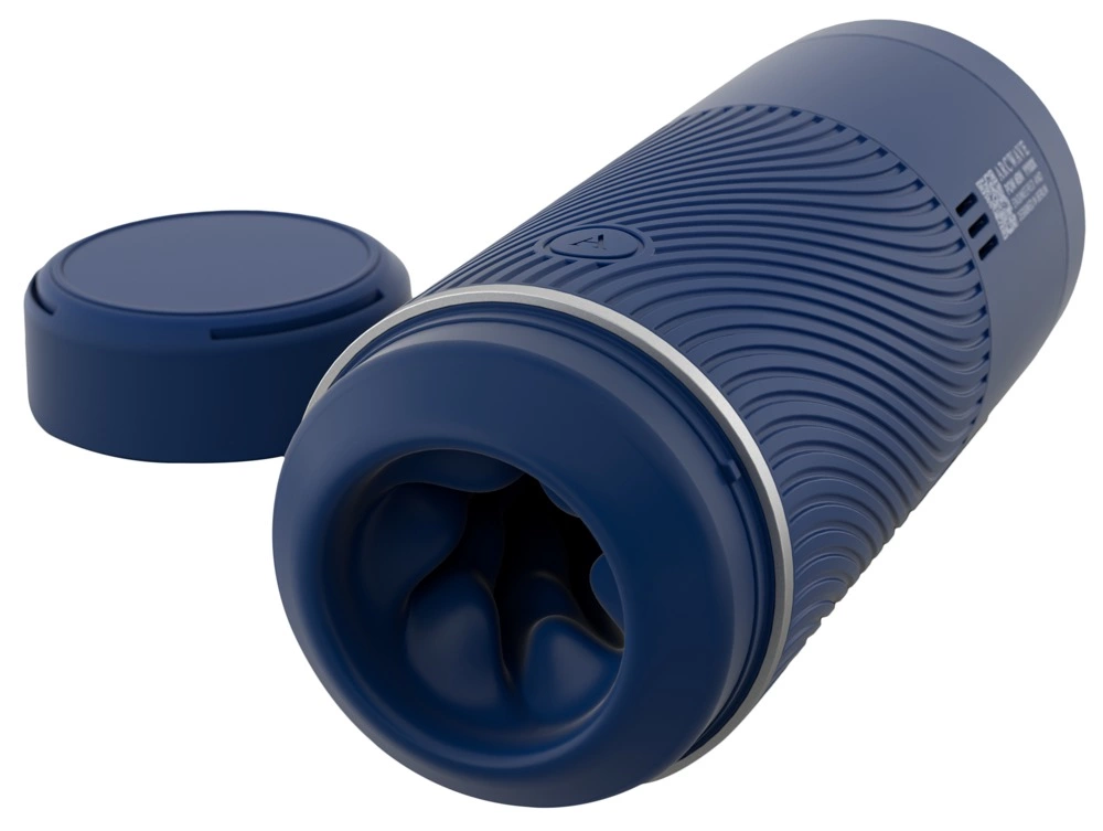 Image of Arcwave Pow Blue Intimate Device with Suction Control, 18 cm, Silicone