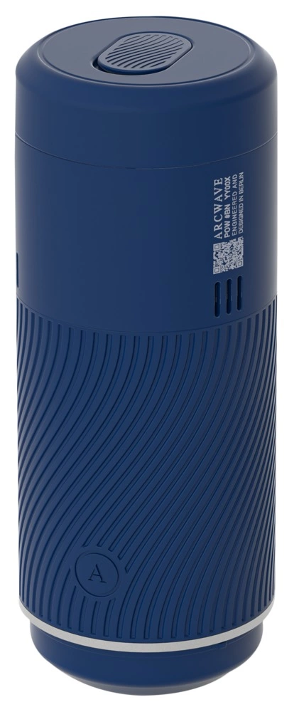 Image of Arcwave Pow Blue Intimate Device with Suction Control, 18 cm, Silicone