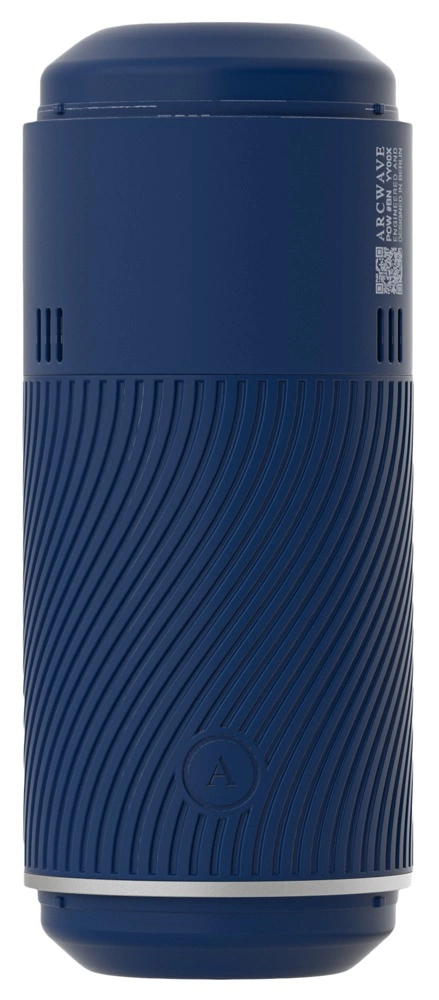 Image of Arcwave Pow Blue Intimate Device with Suction Control, 18 cm, Silicone