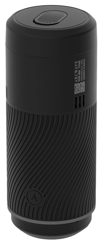 Image of Arcwave Pow Black Intimate Manual Device with Suction System 18 cm