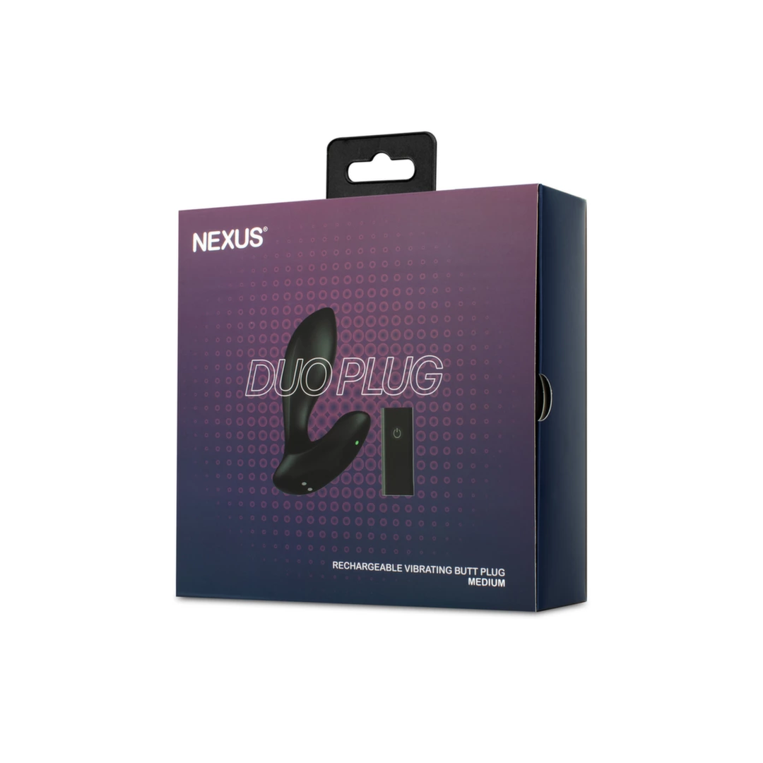 Image of Nexus Duo Medium Remote-Controlled Silicone Plug - 6 Modes, Waterproof