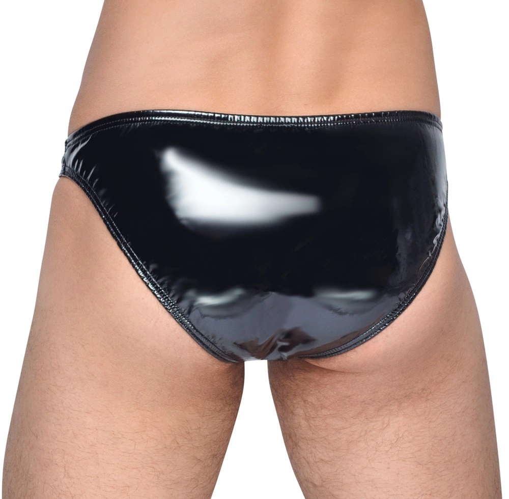 Image of Black Level Vinyl Briefs XL - Shiny Bi-Elastic Performance Underwear