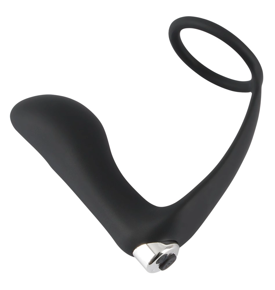 Image of Bad Kitty Vibrating Intimate System with Ring & Plug, Rechargeable, Black