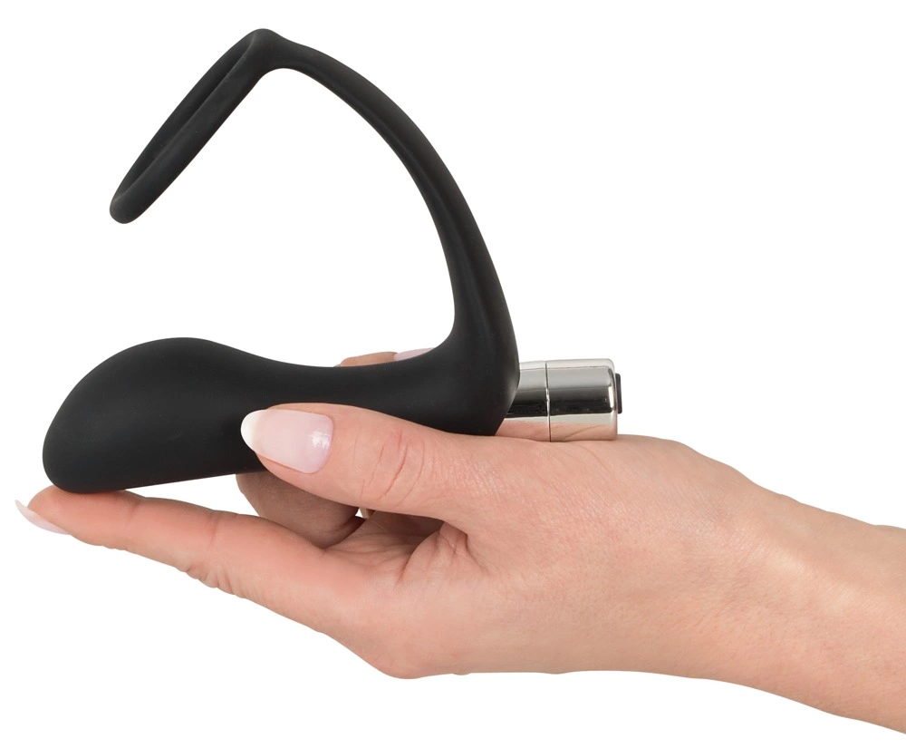 Image of Bad Kitty Vibrating Intimate System with Ring & Plug, Rechargeable, Black