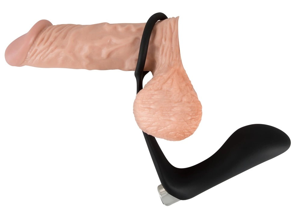 Image of Bad Kitty Vibrating Intimate System with Ring & Plug, Rechargeable, Black