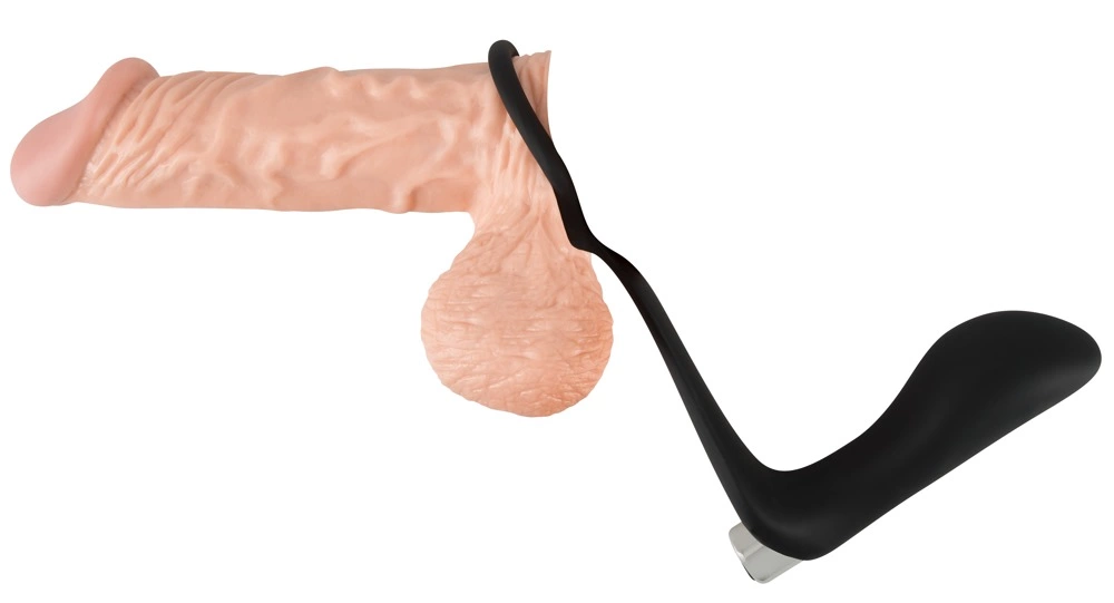 Image of Bad Kitty Vibrating Intimate System with Ring & Plug, Rechargeable, Black