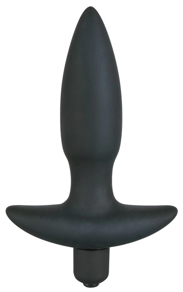 Image of Black Velvets Silicone Small Plug with Multi-Speed Vibration, 13 cm