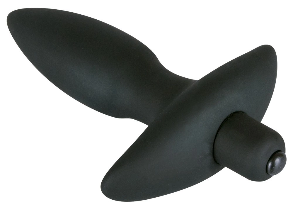 Image of Black Velvets Silicone Small Plug with Multi-Speed Vibration, 13 cm