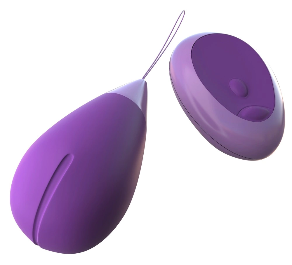 Image of Fantasy For Her Remote Kegel Excite Her Purple Silicone Intimate Trainer