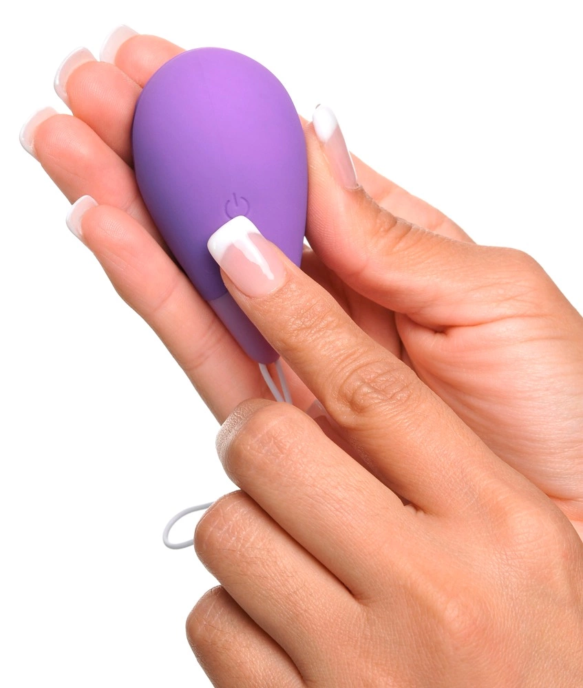 Image of Fantasy For Her Remote Kegel Excite Her Purple Silicone Intimate Trainer