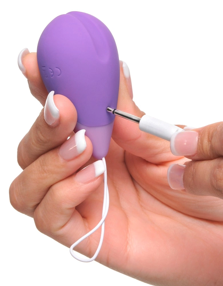 Image of Fantasy For Her Remote Kegel Excite Her Purple Silicone Intimate Trainer
