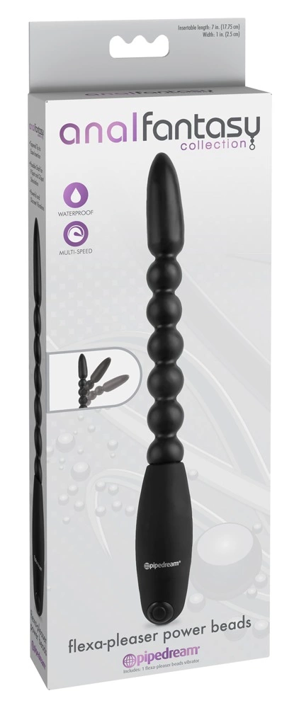 Main image of AFC Flexa-Pleaser Power Beads Flexible Vibrating Massager 26.7cm