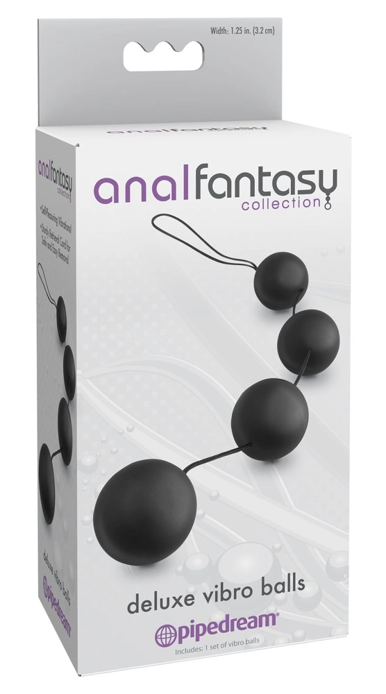 Main image of AFC Deluxe Vibro Balls Black - Advanced Pelvic Floor Training Set 167.8g