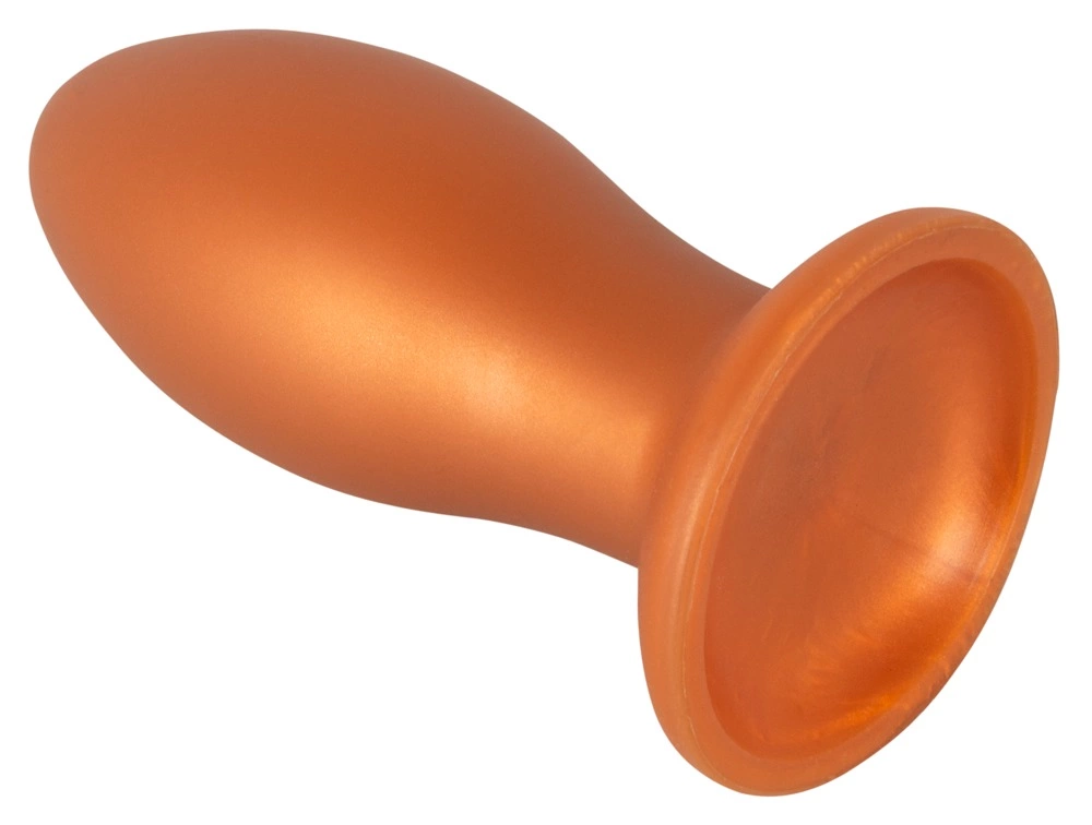 Image of ANOS Soft XL Cone-Shaped Intimate Plug with Suction Base 16 cm Black
