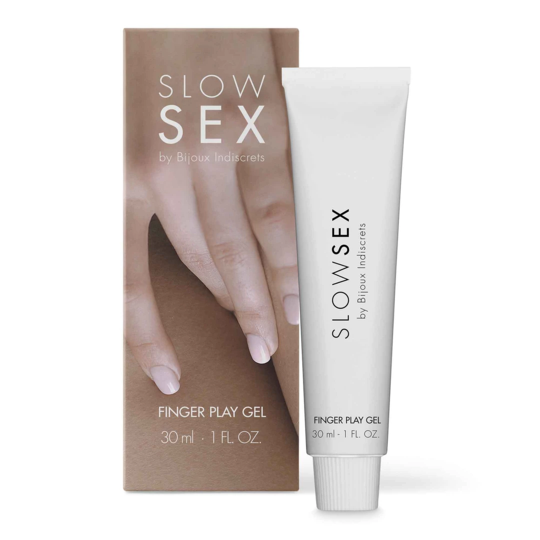 Main image of Bijoux Indiscrets Slow Sex Coconut Finger Play Gel 30ml - Hydrating Formula