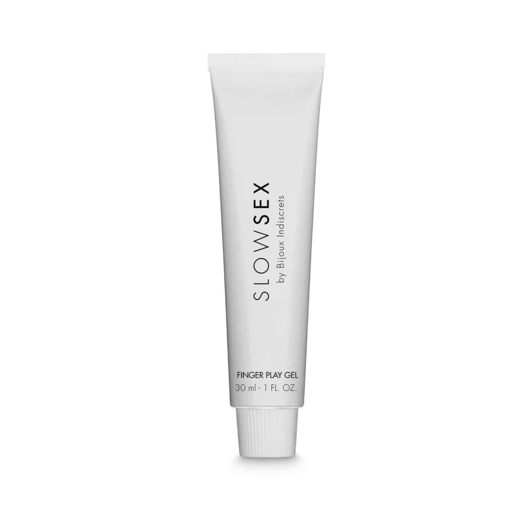 Image of Bijoux Indiscrets Slow Sex Coconut Finger Play Gel 30ml - Hydrating Formula