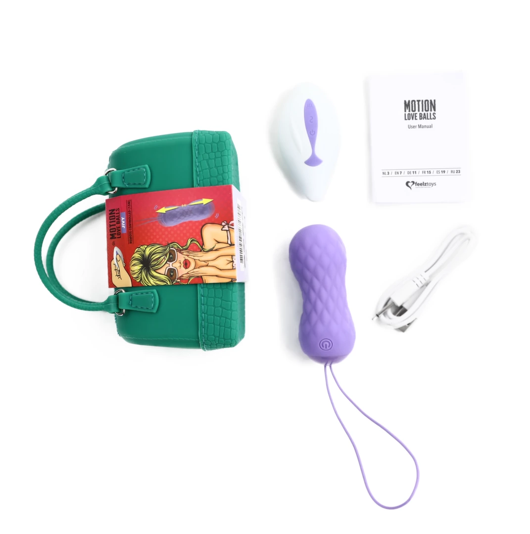 Image of FeelzToys Jivy Motion Pelvic Floor Trainer with Remote, Waterproof, Pink