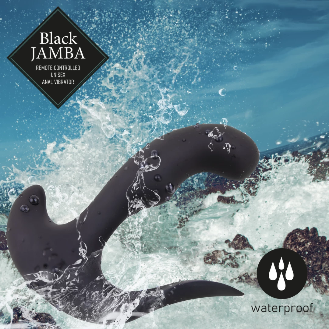 Image of FeelzToys Jamba Black - Dual Motor Intimate Silicone Stimulator, 12.2 cm