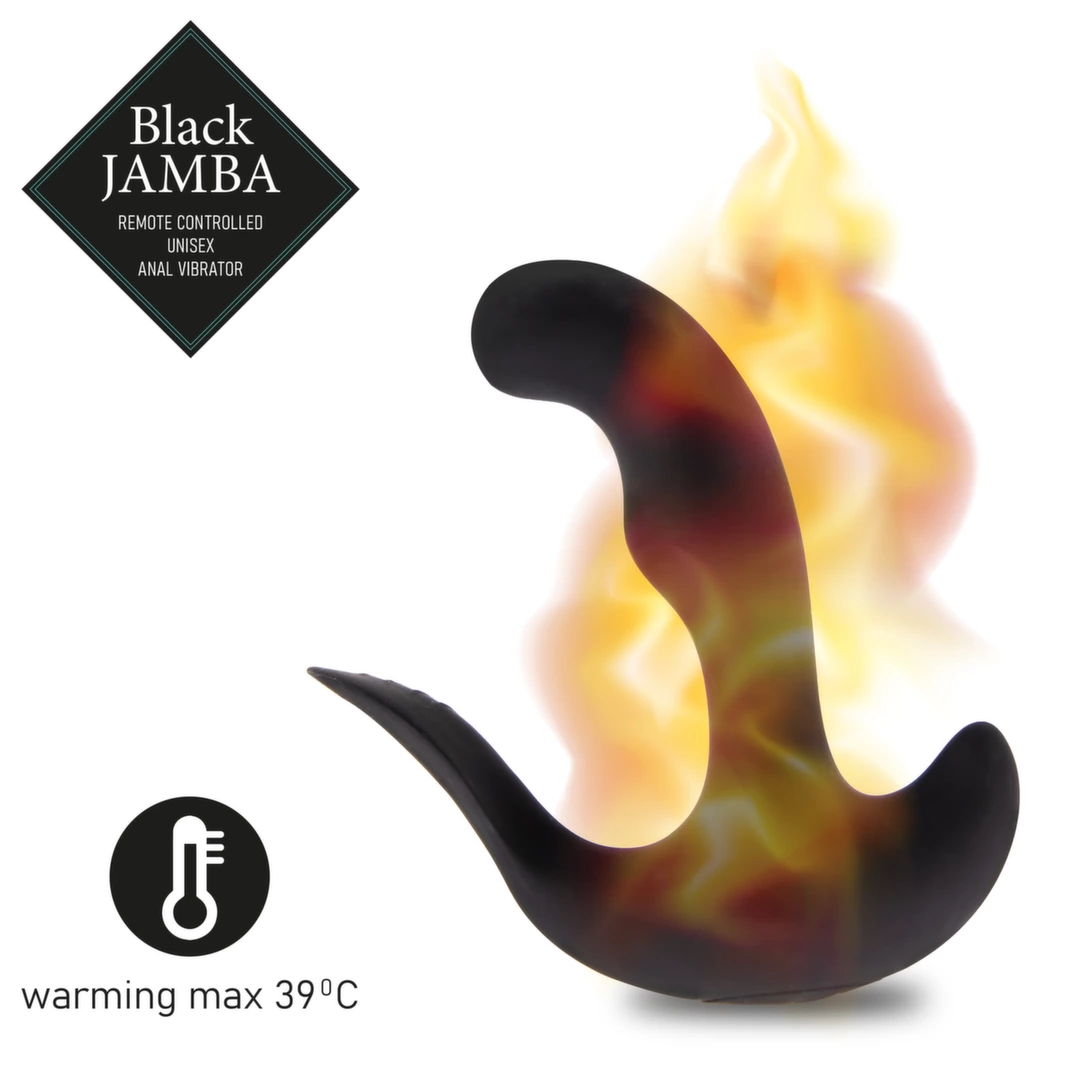 Image of FeelzToys Jamba Black - Dual Motor Intimate Silicone Stimulator, 12.2 cm