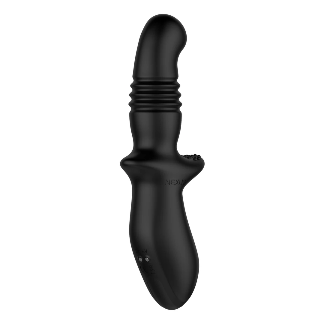 Image of Nexus Thrust Rechargeable Intimate Device with 3 Speeds, Black, 10cm