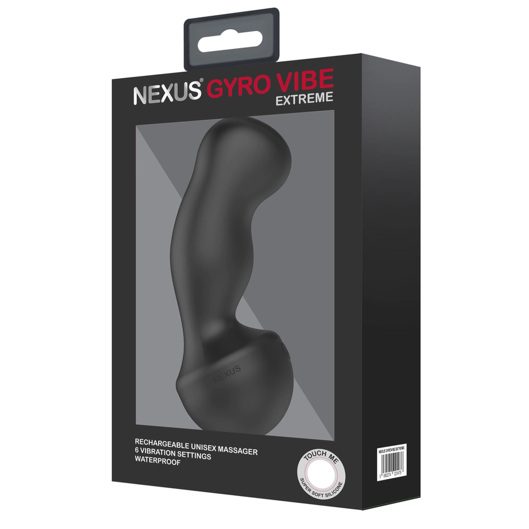 Image of Nexus Gyro Vibe Extreme Dual Motor Silicone Intimate Machine Black