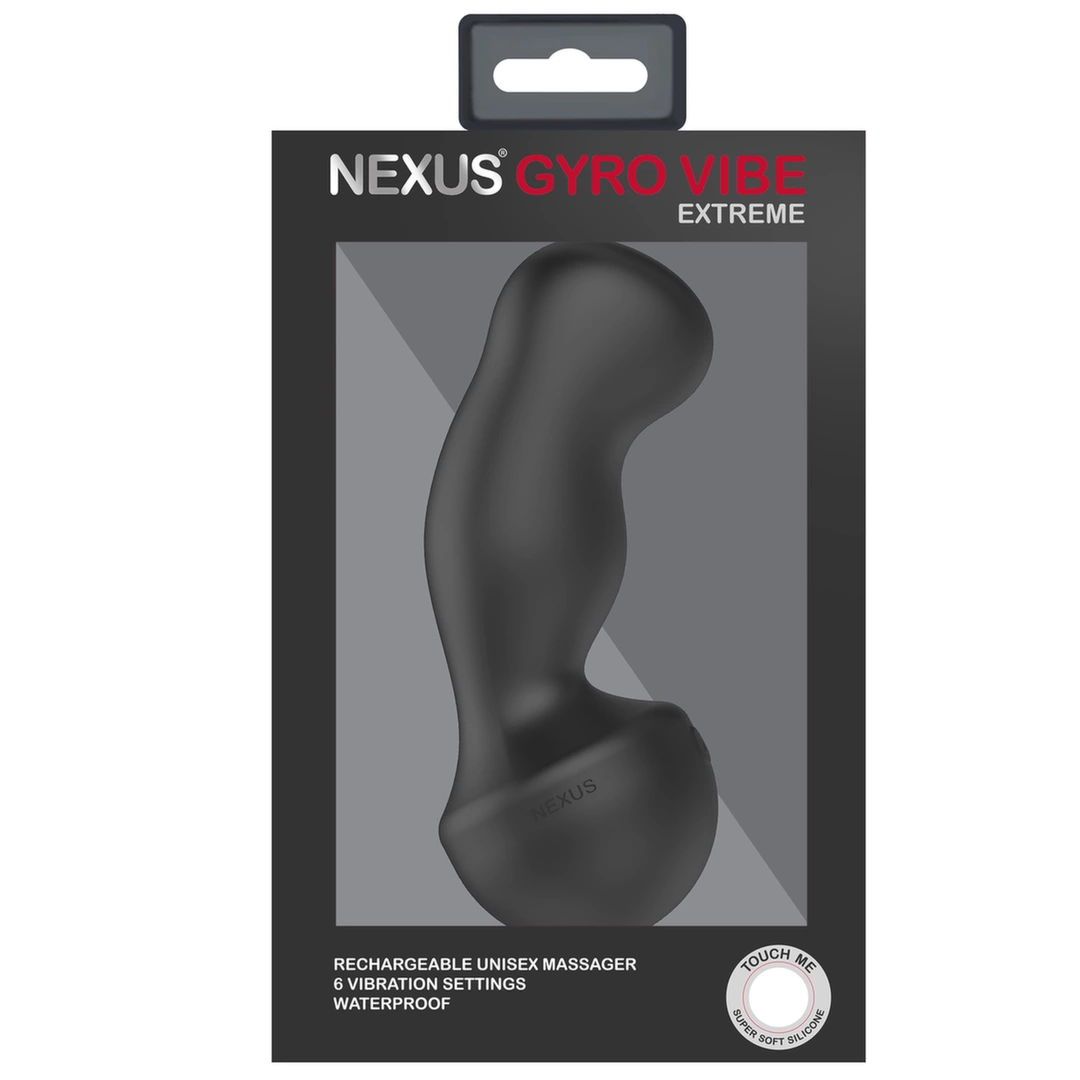 Image of Nexus Gyro Vibe Extreme Dual Motor Silicone Intimate Machine Black