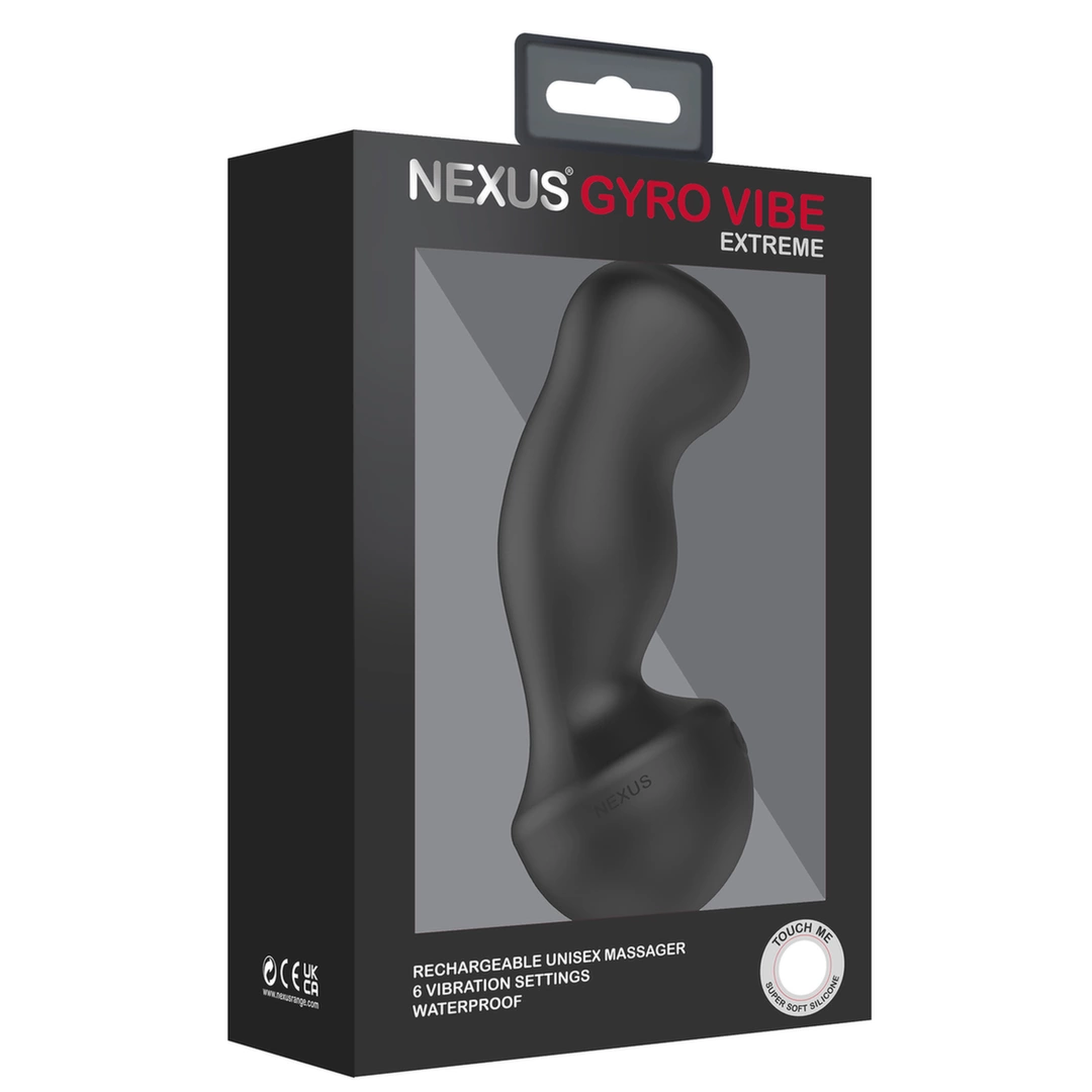 Image of Nexus Gyro Vibe Extreme Dual Motor Silicone Intimate Machine Black