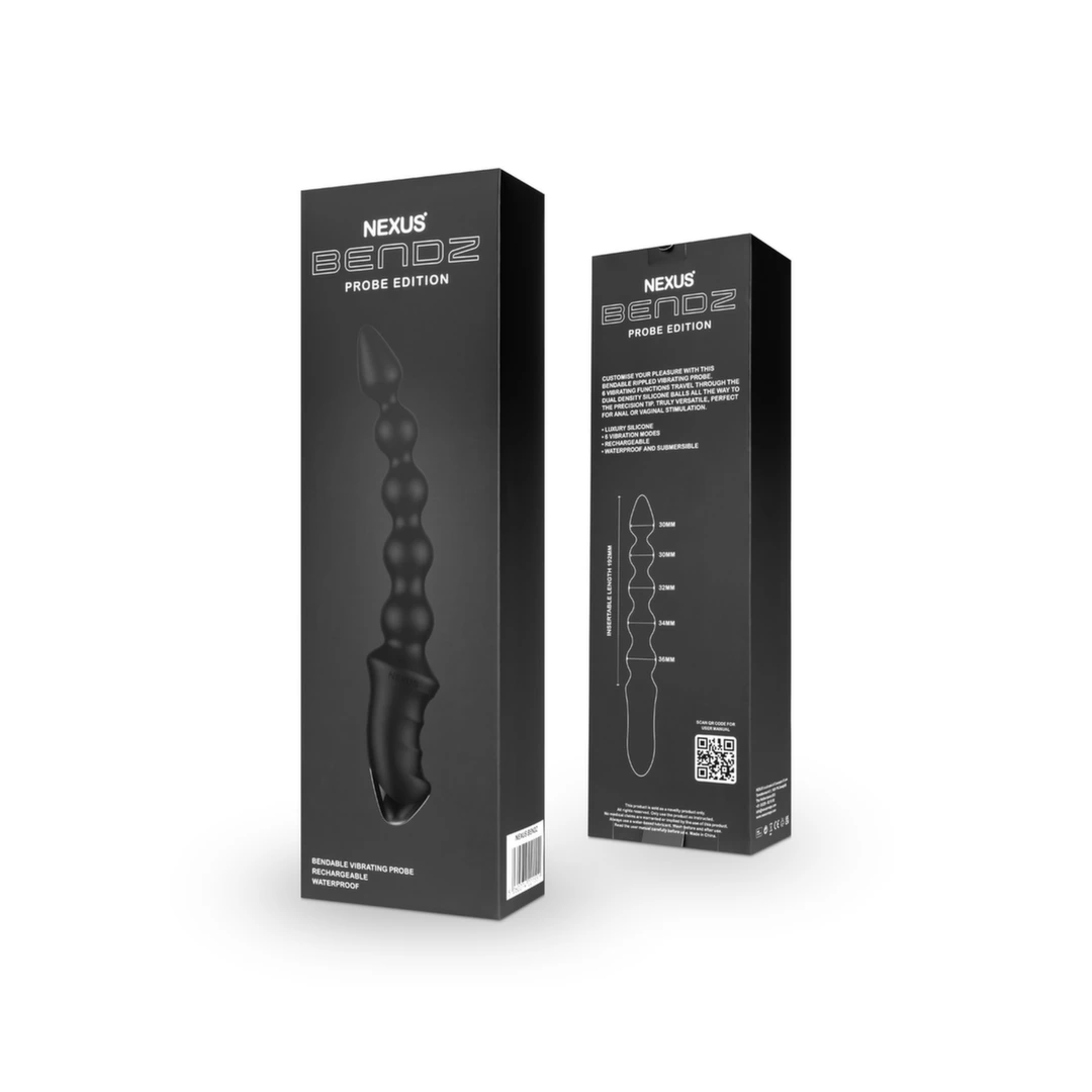 Image of Nexus Bendz Black Flexible Dual Density Vibrating System 11.5”