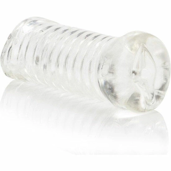 Main image of CalExotics Basic Essentials Soft Stretch Intimate Sleeve Transparent