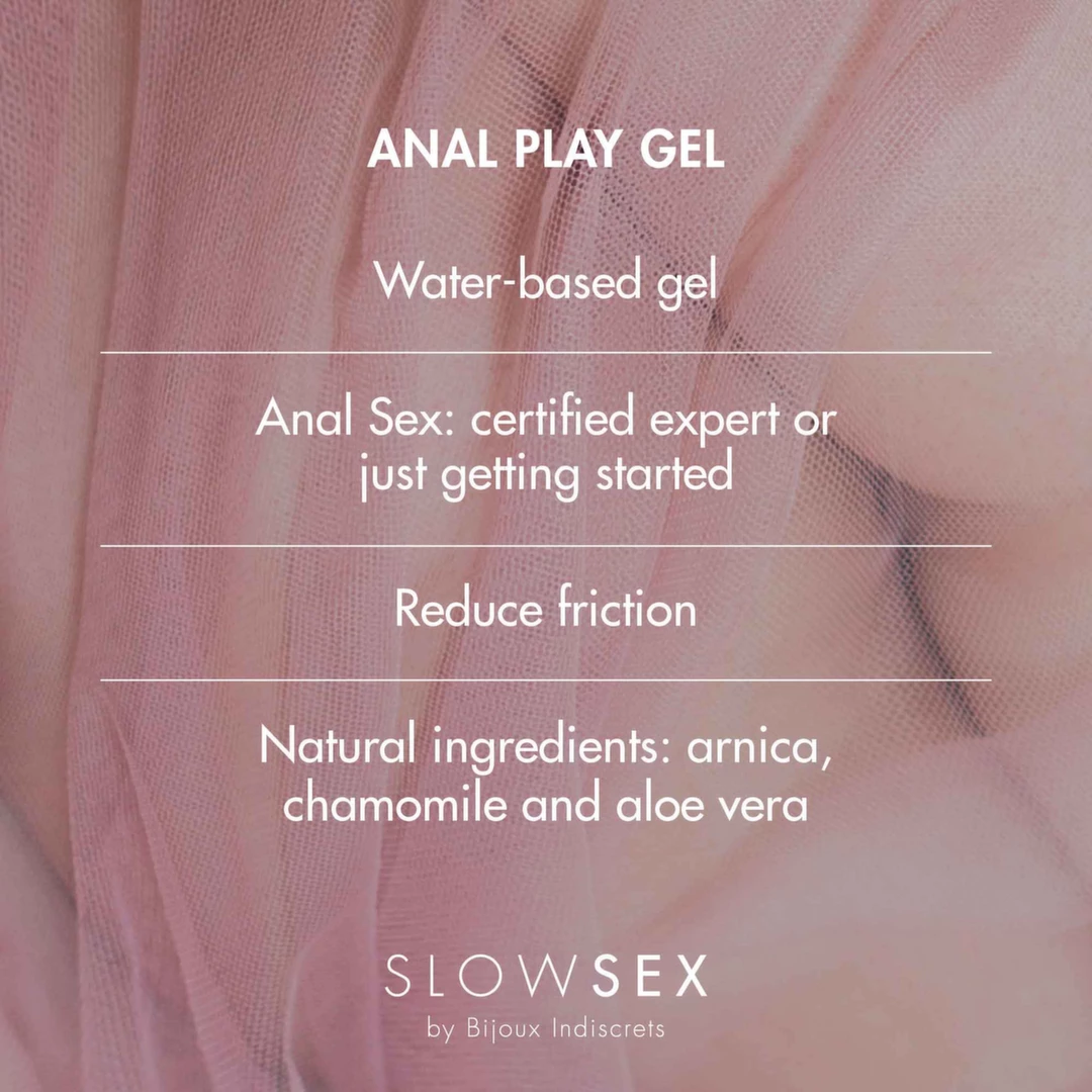 Image of Bijoux Indiscrets Slow Sex Anal Play Gel 30ml Coconut Aroma