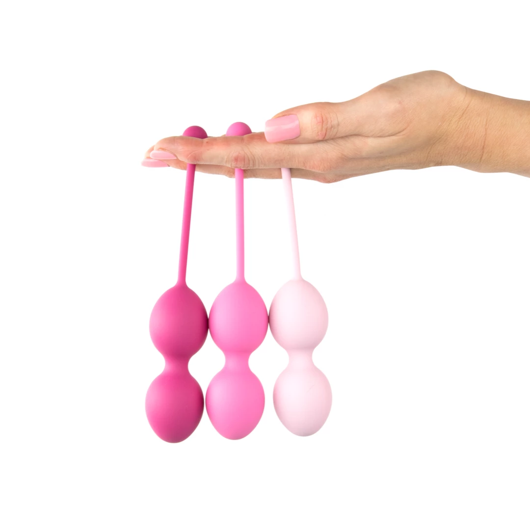 Image of FeelzToys FemmeFit Advanced Pelvic Muscle Training Set 3 pcs - Silicone Weighted Balls