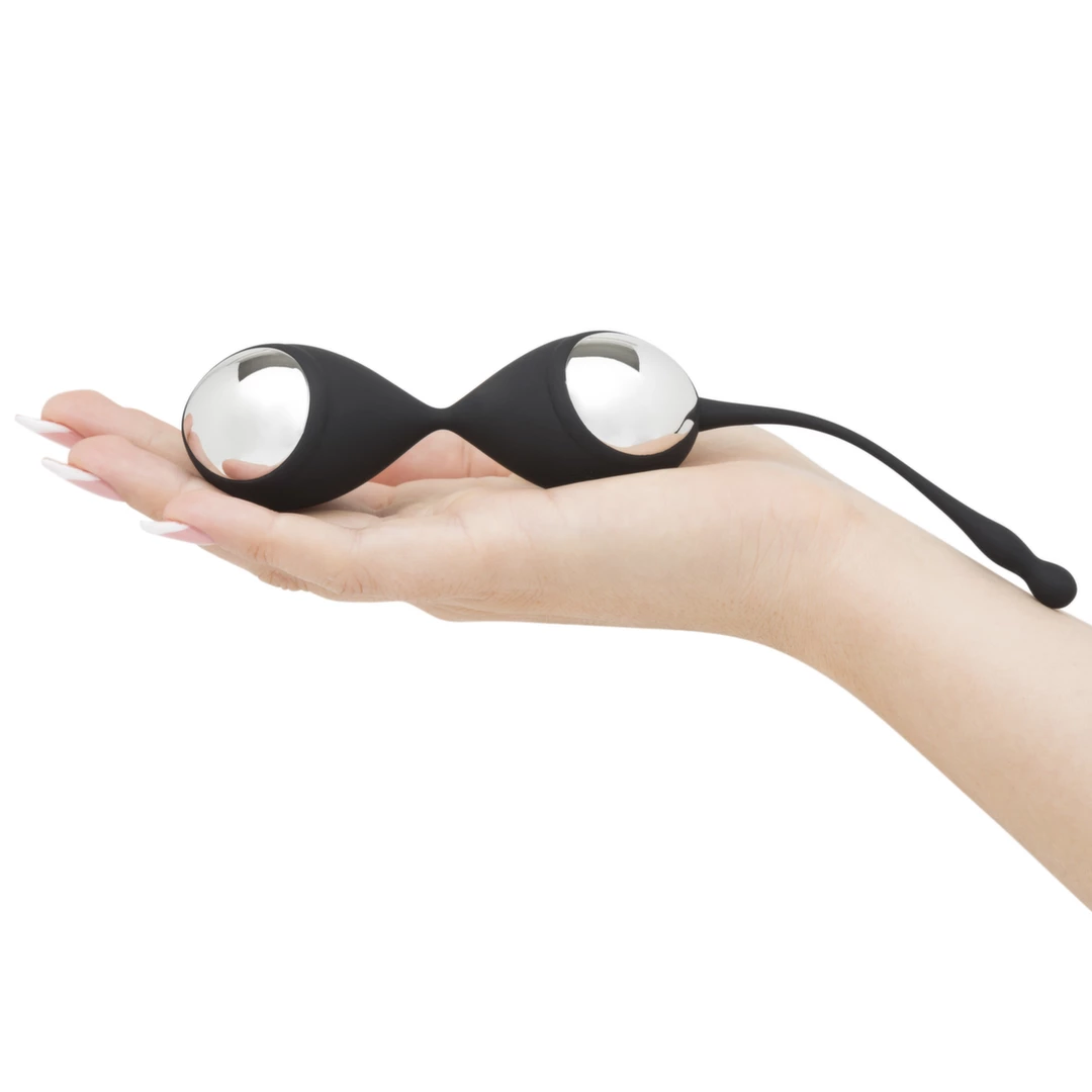 Image of Fifty Shades of Grey Inner Goddess Kegel Ball Set Black/Silver 78g