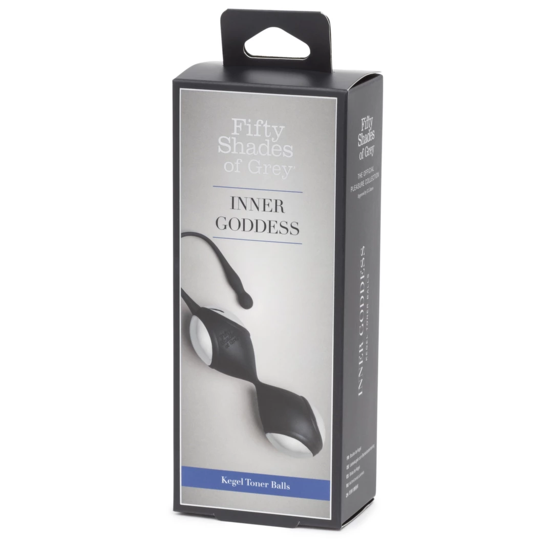 Image of Fifty Shades of Grey Inner Goddess Kegel Ball Set Black/Silver 78g