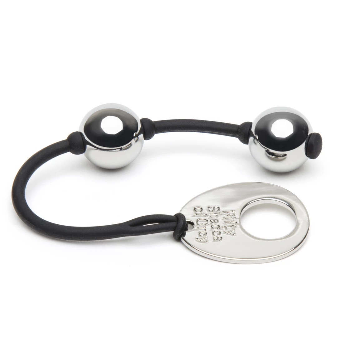 Main image of Fifty Shades of Grey Inner Goddess Mini Weighted Kegel Balls 85g Silver