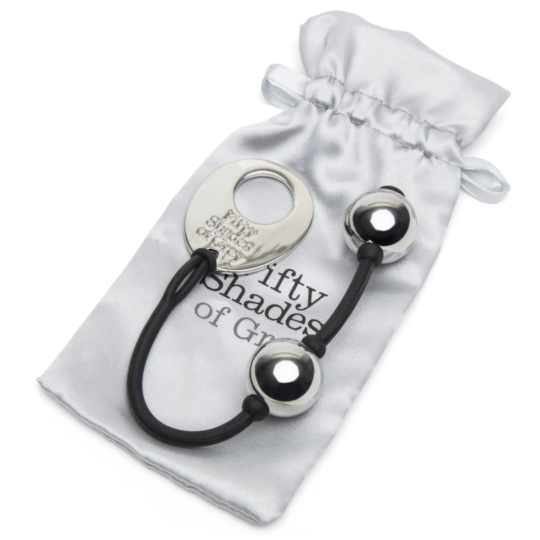 Image of Fifty Shades of Grey Inner Goddess Mini Weighted Kegel Balls 85g Silver