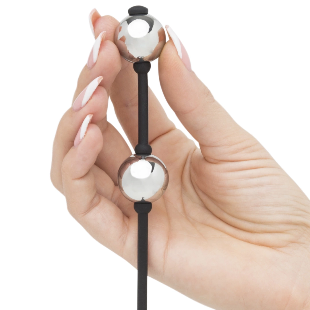Image of Fifty Shades of Grey Inner Goddess Mini Weighted Kegel Balls 85g Silver