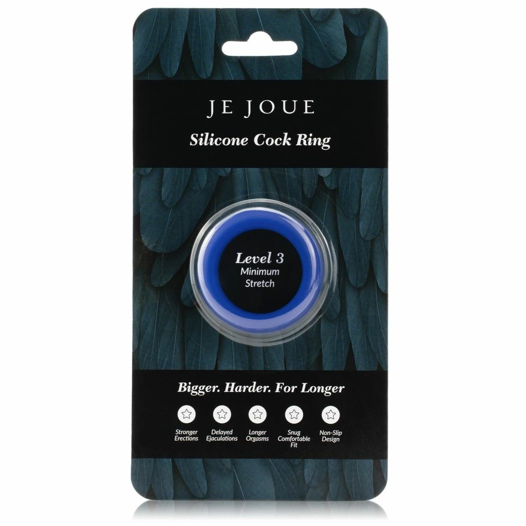 Image of Je Joue Silicone C-Ring Minimum Stretch Blue - Premium Non-Slip Band