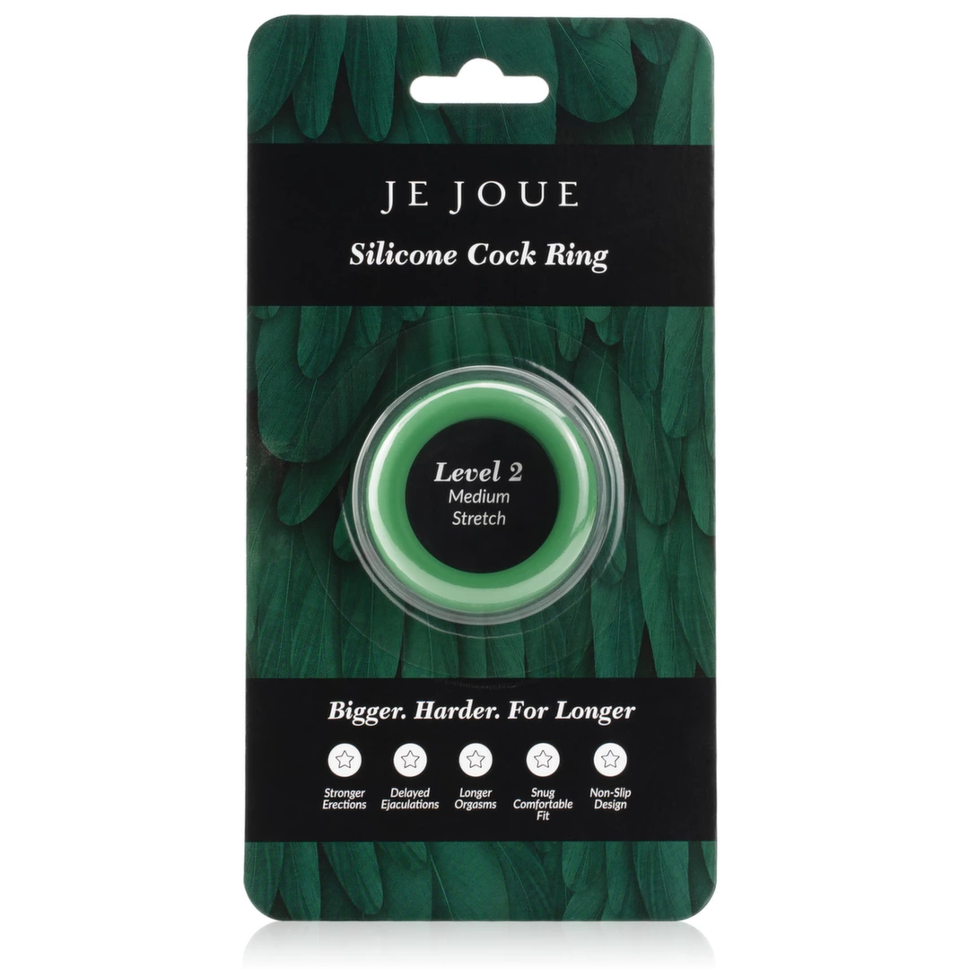 Image of Je Joue Silicone C-Ring Medium Flexible Green - Premium Support Ring