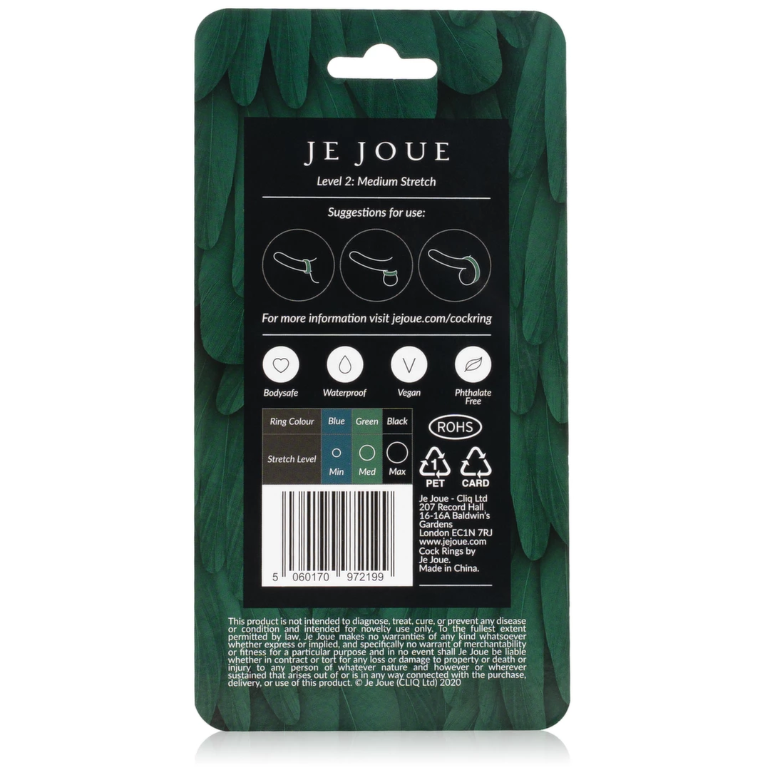 Image of Je Joue Silicone C-Ring Medium Flexible Green - Premium Support Ring