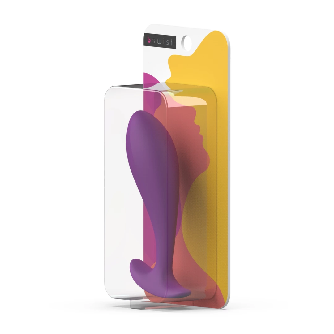 Image of B Swish bfilled Basic Orchid - Silicone Prostate Plug, 10 cm, Waterproof